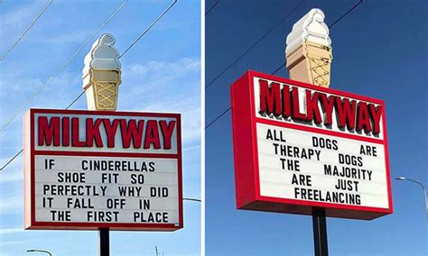 15 Of The Funniest Signs Spotted In Front Of This Ice Cream Shop In South Dakota | DeMilked