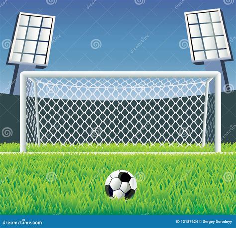 Soccer Goal With Net. Vector Illustration | CartoonDealer.com #106234968