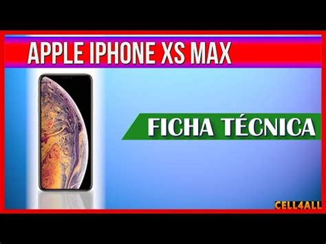 Apple iPhone XS Max | Ficha Técnica – CELL4ALL