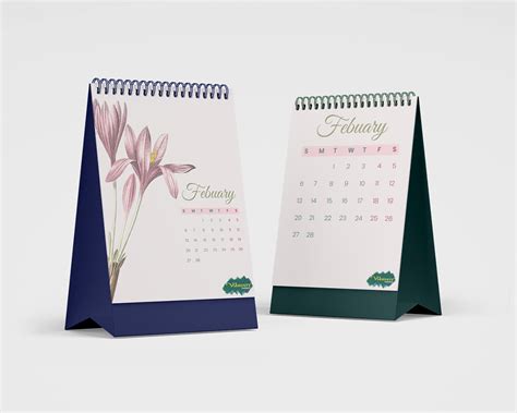 Floral Calendar Design on Behance