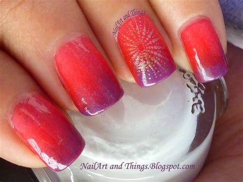 NailArt and Things: Sponging Nail Art: Using Lakme: Autumn Trend