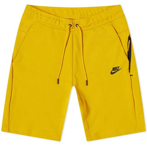 Nike Tech Fleece Short Dark Sulfur & Black | END. (US)