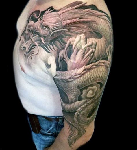 50 Dragón chino diseños de tatuajes para los hombres - Flaming Ideas de tinta - Tatuaje Club