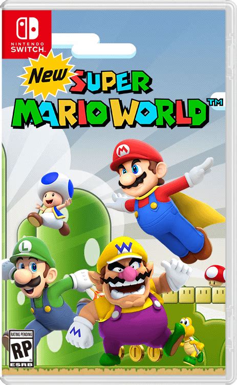 (FANMADE) New Super Mario World Switch Box Art : Mario