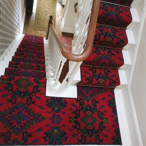 Axminster Carpets Tamar Turkey Red Stair Runner | Stair runner carpet, Carpet stairs, Home depot ...