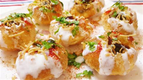 Dahi Puchka - Dahi Puri Recipe - How to make Dahi Fuchka at Home - YouTube