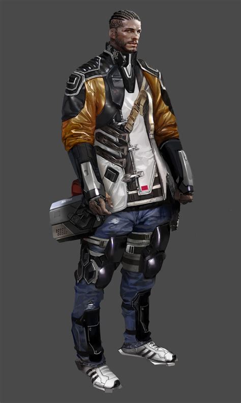 Sci-fi Character Concept art by Lee Hyun Suk(길모어) | Cyberpunk character, Sci fi characters, Sci ...