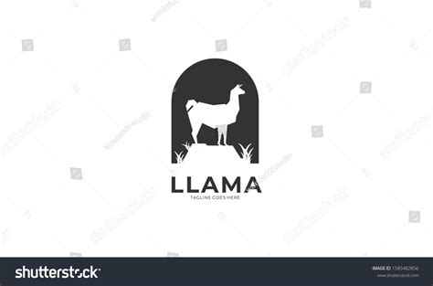 Llama Logo Design Your Projects Stock Vector (Royalty Free) 1585482856