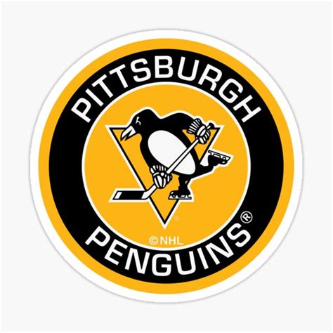 "PENGUINS-LOGO" Sticker for Sale by Markowa501 | Redbubble