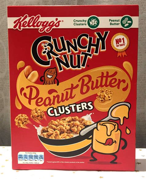 Spooned & Spotted (UK): Crunchy Nut Peanut Butter Clusters Cereal