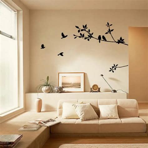Tree Branch Black Bird Art Wall Stickers Removable Vinyl Decal Home BK baby room bedroom sticker ...