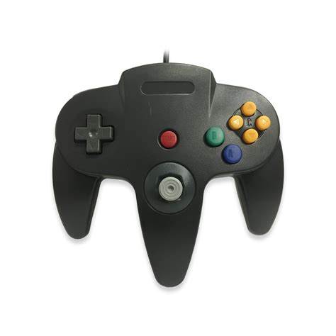 N64 Controller Black - Controllers - Nintendo 64 - Nintendo