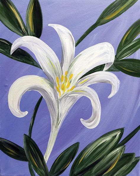 Lily Oil Painting at PaintingValley.com | Explore collection of Lily Oil Painting