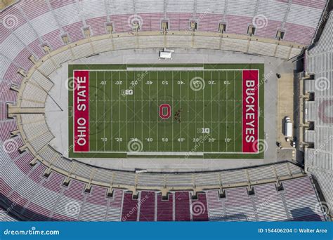 Aerial Views of Ohio Stadium on the Campus of Ohio State University ...