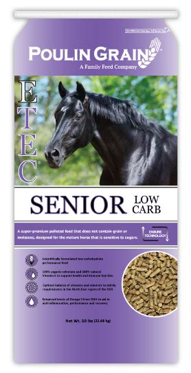 Poulin Grain E-TEC® Senior Low Carb - in Hampton Falls, NH | Plaistow ...