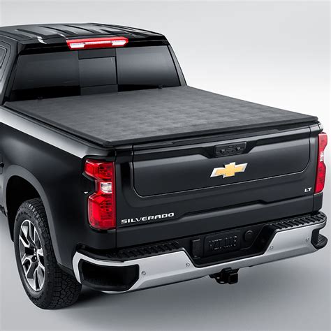 2024 Silverado 1500 | Tonneau Cover | Soft Tri-Fold | Black | Short Box ...