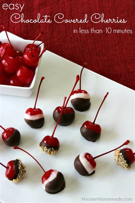 Easy Chocolate Covered Cherries Recipe - Hoosier Homemade