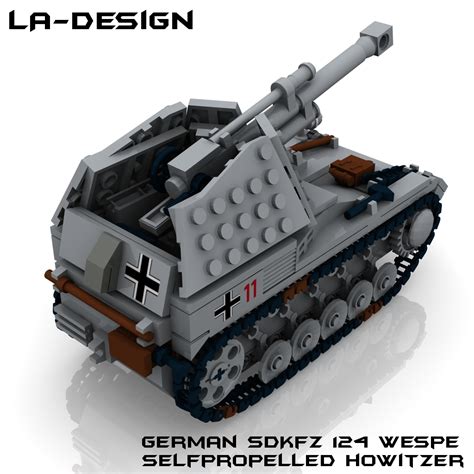 LEGO WW2 German SdKfz 124 Wespe 4 - a photo on Flickriver