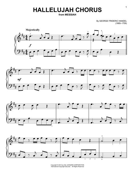 Hallelujah Chorus | Sheet Music Direct