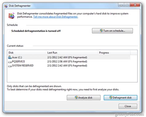 How To Schedule Disk Defrag for Windows