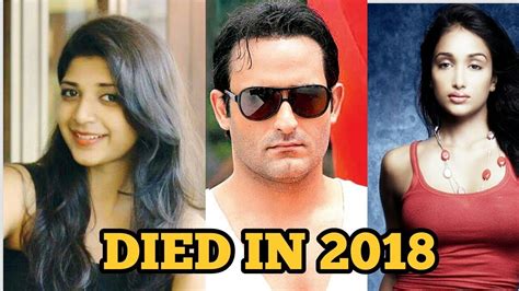 10 Bollywood Celebrities Who Died In 2018 - YouTube