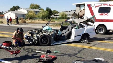 Street racing blamed as car slams into school bus at high speed