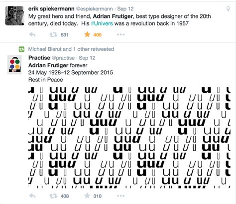 Adrian Frutiger, este gran y buen "tipo". - blogartesvisuales