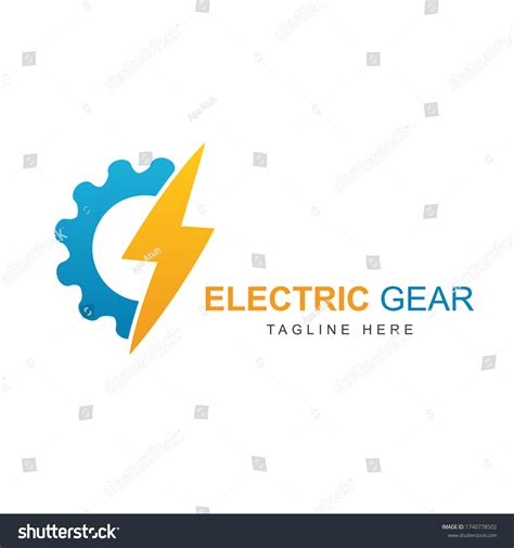 Electric Power Vector Logo Design Element Stock Vector (Royalty Free ...