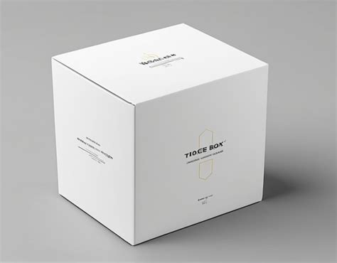 Premium AI Image | Blank white box for mockup