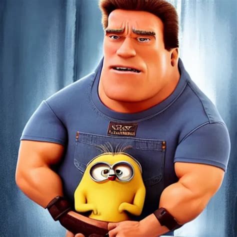 arnold schwarzenegger in despicable me 2 | Stable Diffusion | OpenArt