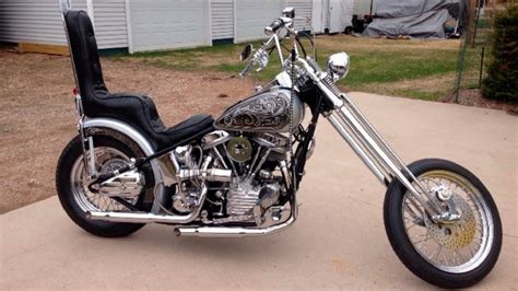 1950 Harley Panhead Chopper Is a Custom Masterpiece - Harley Davidson ...