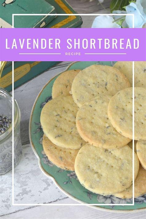Lovely lavender shortbread biscuits / cookies recipe | Vintage Frills | Lavender shortbread ...