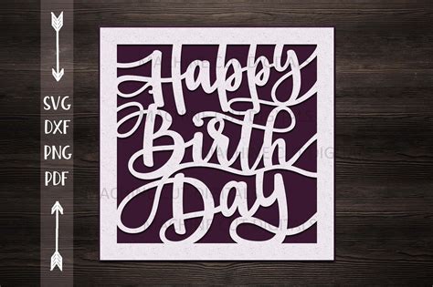 Happy Birthday Card Svg Free Include Eps Free Svg Files For Cricut | My XXX Hot Girl