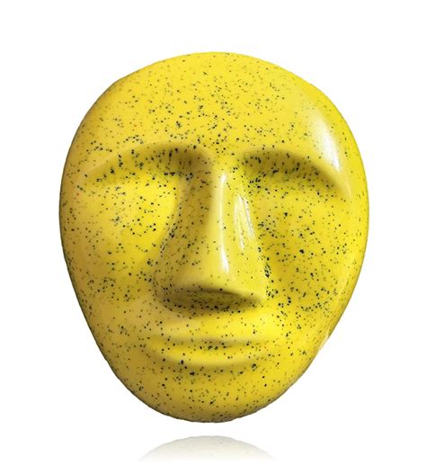 Planter Mask Yellow Small Size Indoor Outdoor Plant Pot Home Office ...