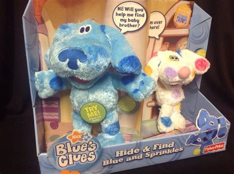 Blues Clues & Sprinkles Plush Dolls HIDE and FIND seek Talking ...