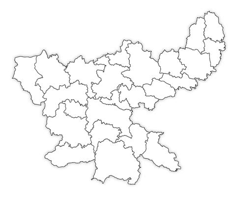 Jharkhand Outline Map, Jharkhand Blank Map, jharkhand map HD wallpaper ...