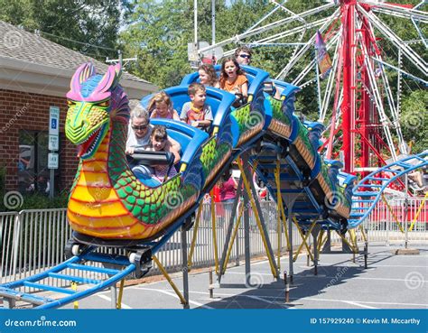 Roller Coaster Ride for Small Children Editorial Image - Image of ...