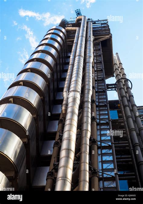 Architectural detail of The Lloyds of London Building - London, England Stock Photo - Alamy