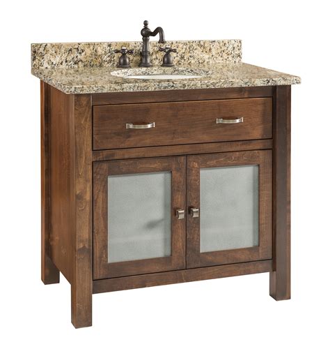 Lehigh Solid Wood Bathroom Vanity from DutchCrafters Amish Furniture