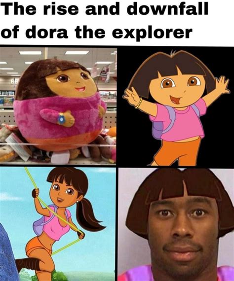 The rise and downfall of dora the explorer - iFunny