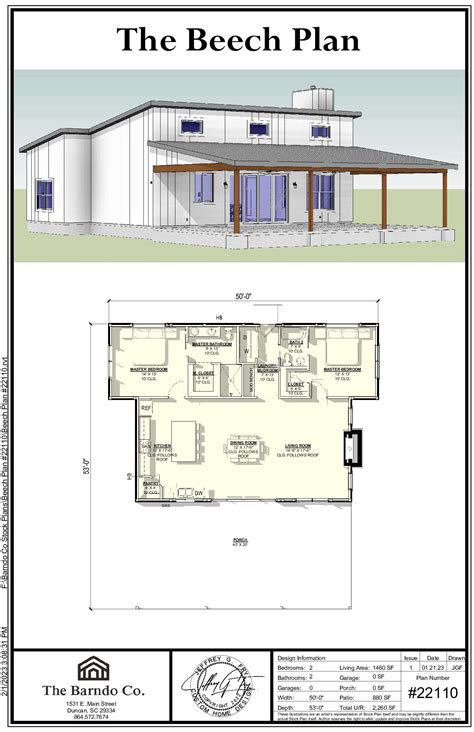 Barndominium Floor Plans | The Barndo Co Studio Floor Plans, Barn Homes Floor Plans, Barn Style ...