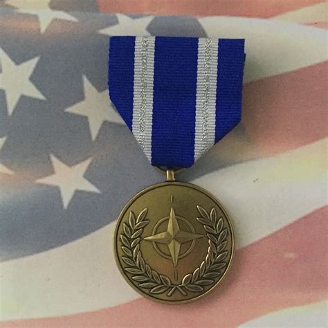 NATO ARTICLE 5 AFGHANISTAN MEDAL | ISAF | GENUINE | U.S. MADE | UNITED ...