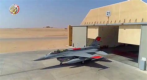 American International Contractors building Egyptian F-16 hangar