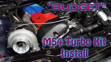 Budget E46 Turbo Install - YouTube