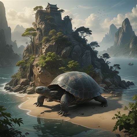 The Myth of the Black Tortoise Island in Chinese Folklore - Mythology WorldWide