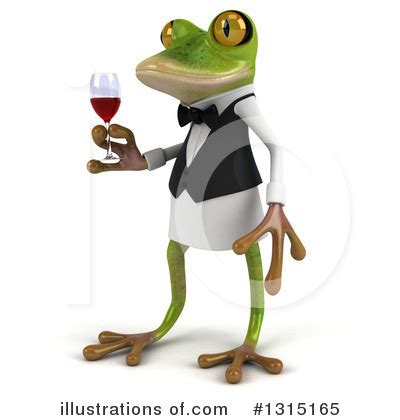 French Frog Clipart #1619775 - Illustration by Julos