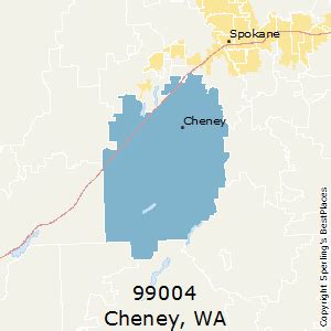 Cheney (zip 99004), WA