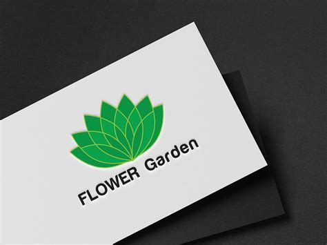 Minimalist logo design for Flower garden on Behance