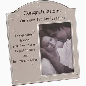 1st Anniversary Photo frame - review, compare prices, buy online