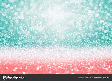 Teal Glitter Background